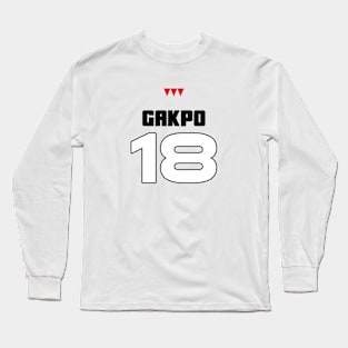 Liverpool Gakpo 18 Long Sleeve T-Shirt